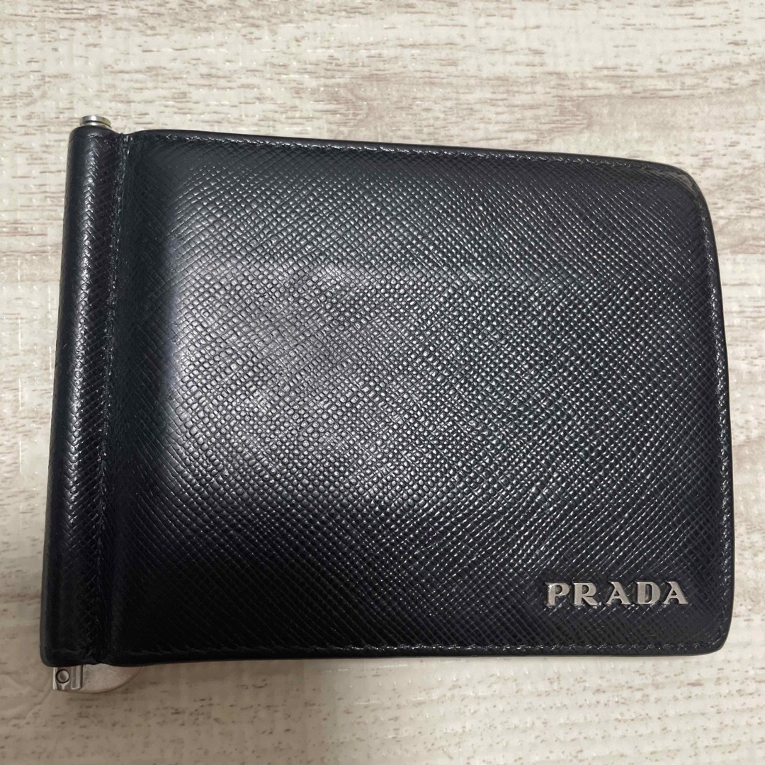 PRADA(プラダ)のprada マネークリップ　中古 メンズのファッション小物(マネークリップ)の商品写真