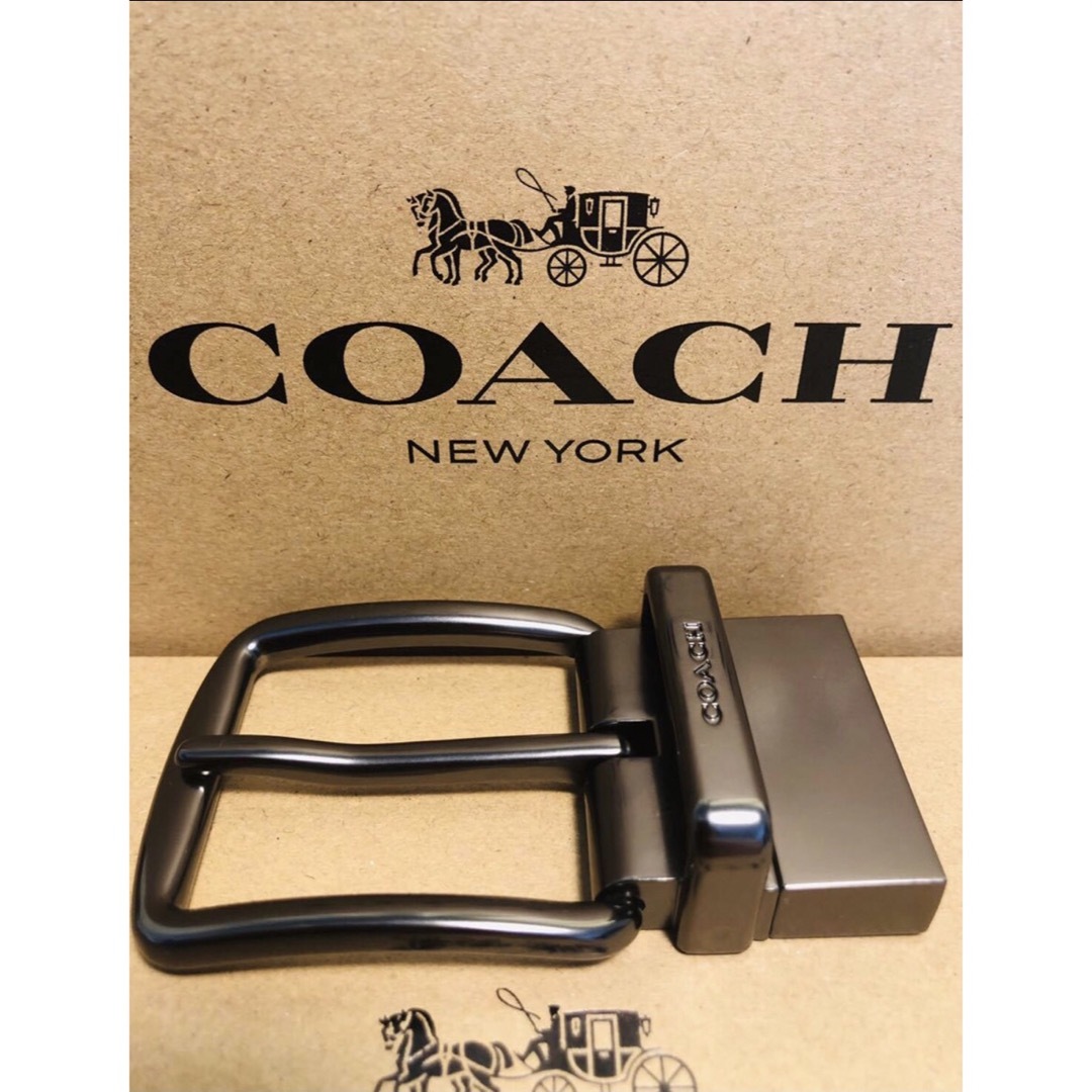 COACH(コーチ)の11／1日限定価格COACHコーチ新品正規品リバーシブルレザーベルト回転バック メンズのファッション小物(ベルト)の商品写真