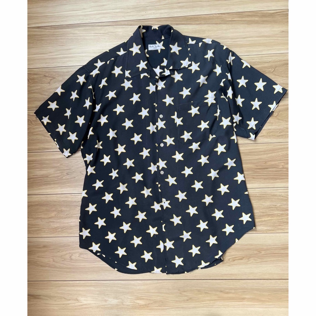 満天の星「ポールスミス」レーヨン素材のオープンシャツ