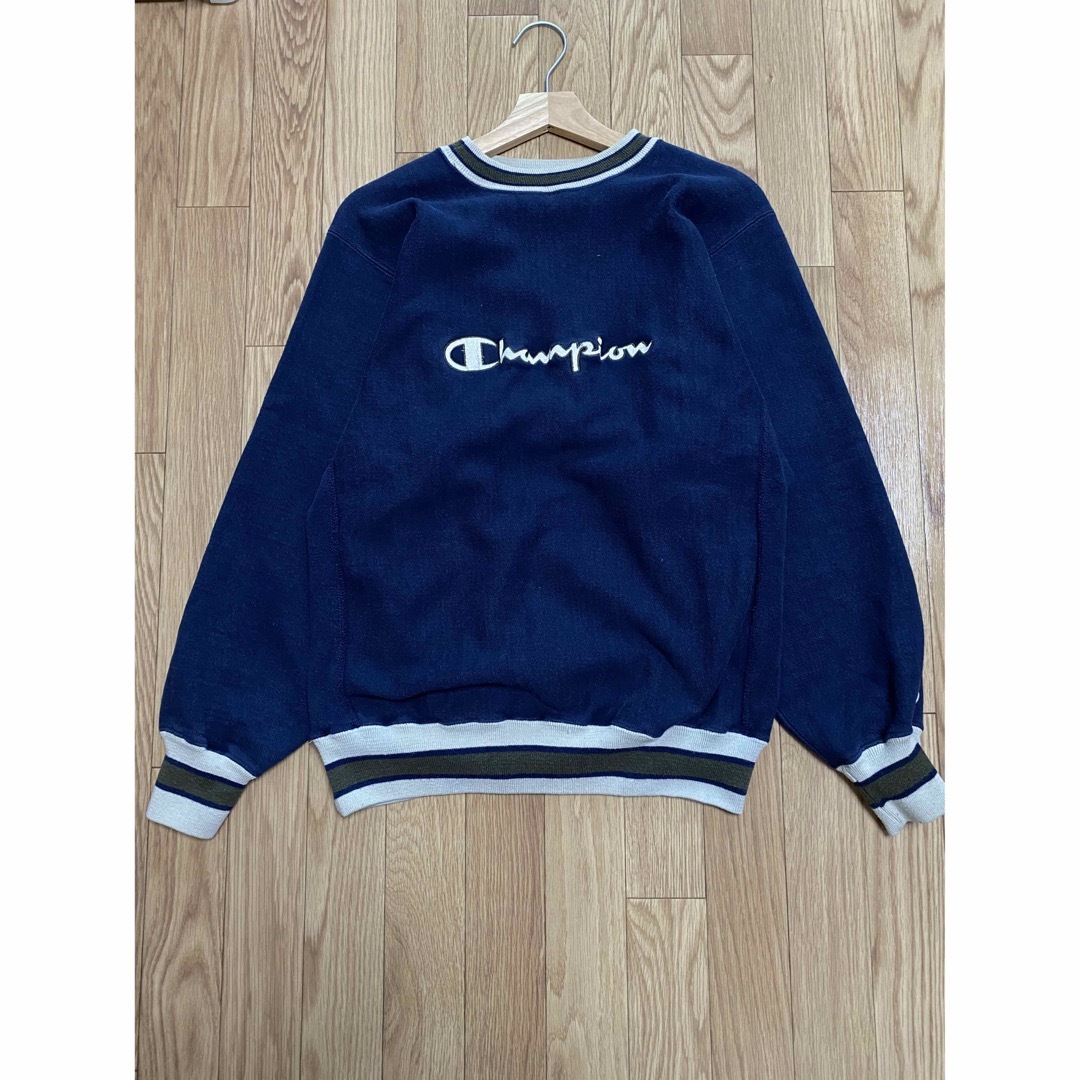 ■ 90s Champion リバースウィーブ  裏起毛 スウェット L