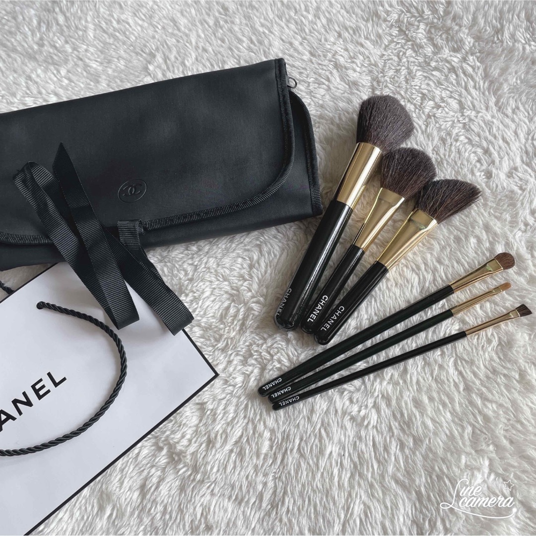 CHANEL　シャネル　メイクポーチ　メイクブラシ　セット