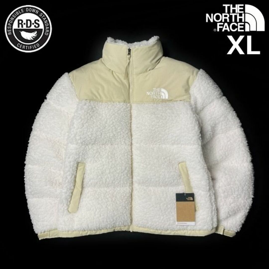 THE NORTH FACE - ノースフェイス ボア シェルパ ヌプシ US限定(XL)白