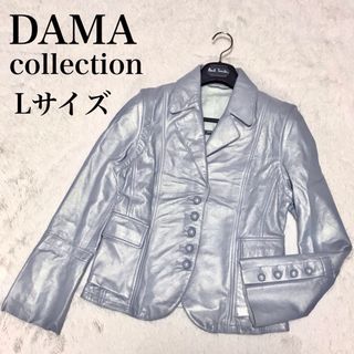 美品 DAMA collection ラム レザージャケット ライダース 本革(ライダースジャケット)