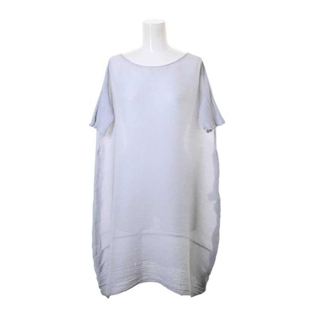 ISSEY MIYAKE(イッセイミヤケ)のISSEY MIYAKE me PO チュニック シースルクレープ レディースのトップス(シャツ/ブラウス(半袖/袖なし))の商品写真