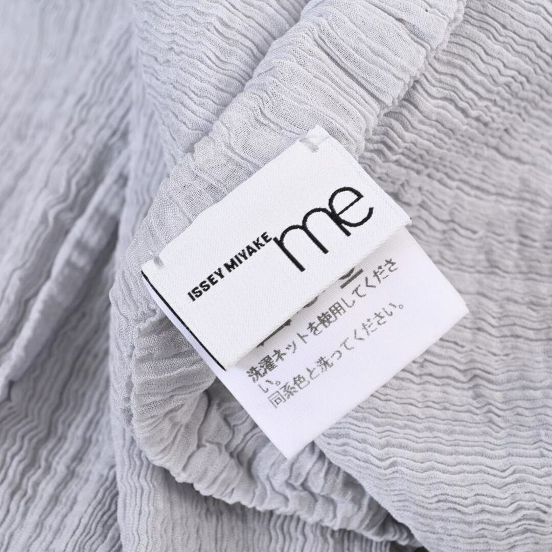 ISSEY MIYAKE(イッセイミヤケ)のISSEY MIYAKE me PO チュニック シースルクレープ レディースのトップス(シャツ/ブラウス(半袖/袖なし))の商品写真