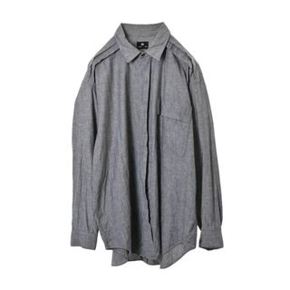 イッセイミヤケ(ISSEY MIYAKE)のISSEY MIYAKE コットン ロングスリーブ 比翼シャツ(シャツ)