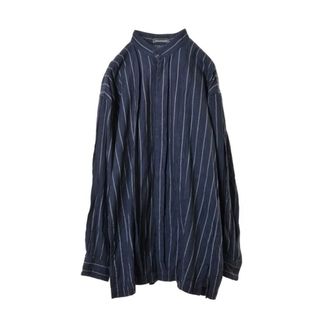 イッセイミヤケ(ISSEY MIYAKE)のISSEY MIYAKE 筆タグ ヴィンテージ コットン ストライプ シャツ(シャツ)