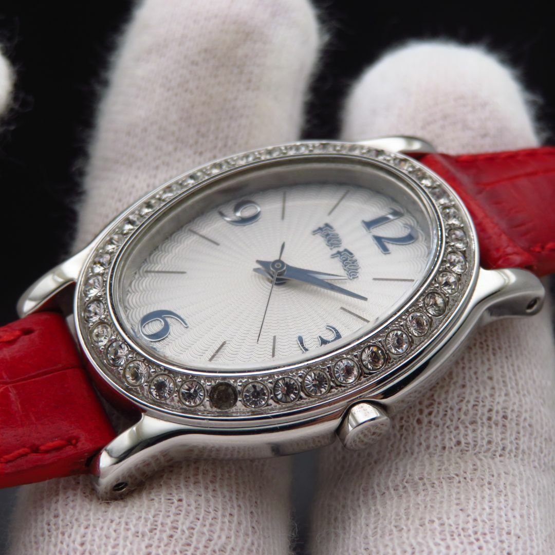 Folli Follie(フォリフォリ)のFolli Follie 腕時計 キラキラベゼル オーバルフェイス レディースのファッション小物(腕時計)の商品写真