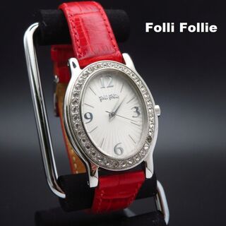 フォリフォリ(Folli Follie)のFolli Follie 腕時計 キラキラベゼル オーバルフェイス(腕時計)