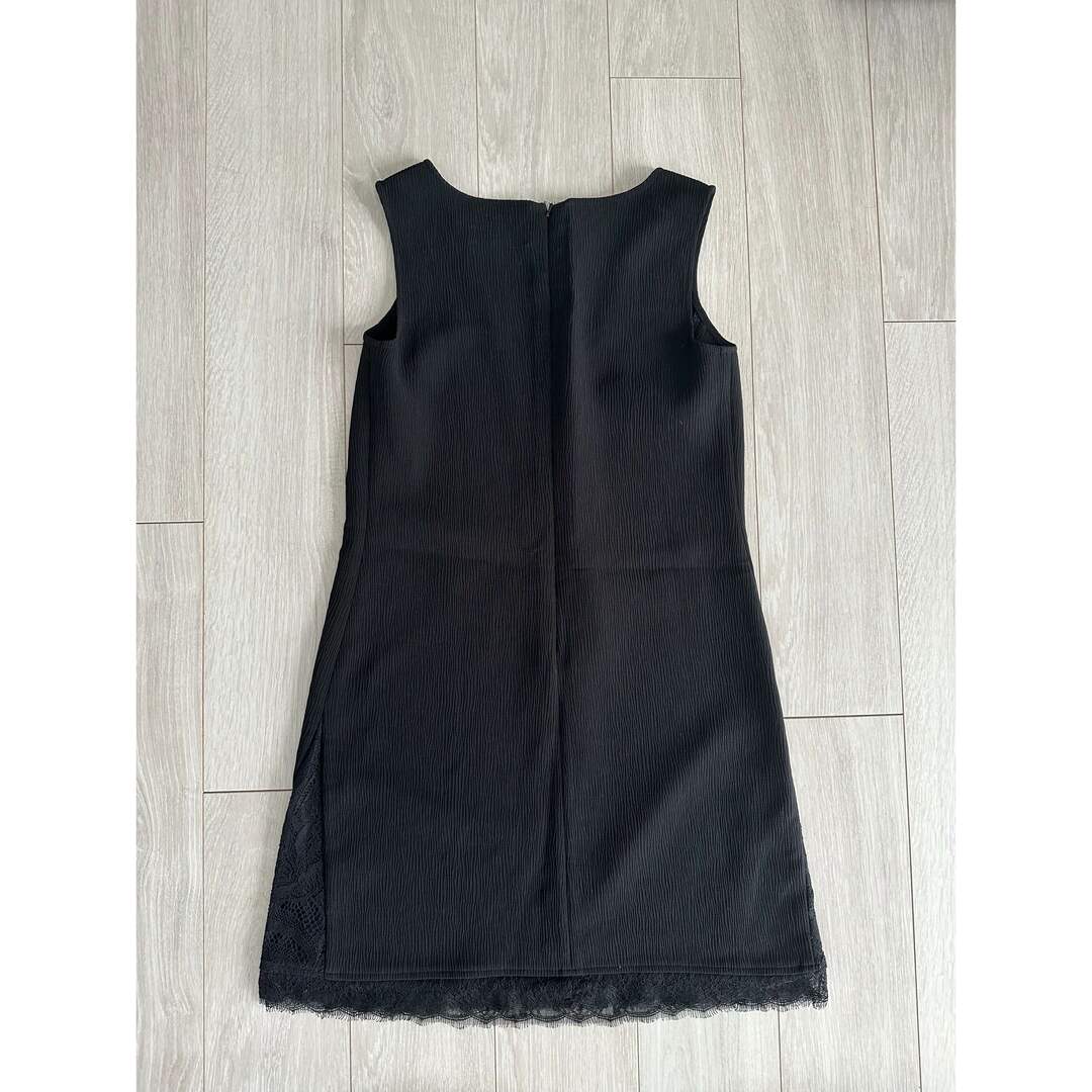タダシショージ　黒　ベロア　ワンピース　ドレス　大きいサイズ