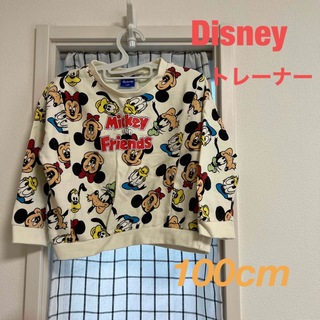 ディズニー(Disney)のディズニー総柄トレーナー☆100cm(Tシャツ/カットソー)