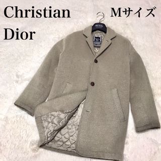 Christian Dior キルティング チェスターコート ウールコート