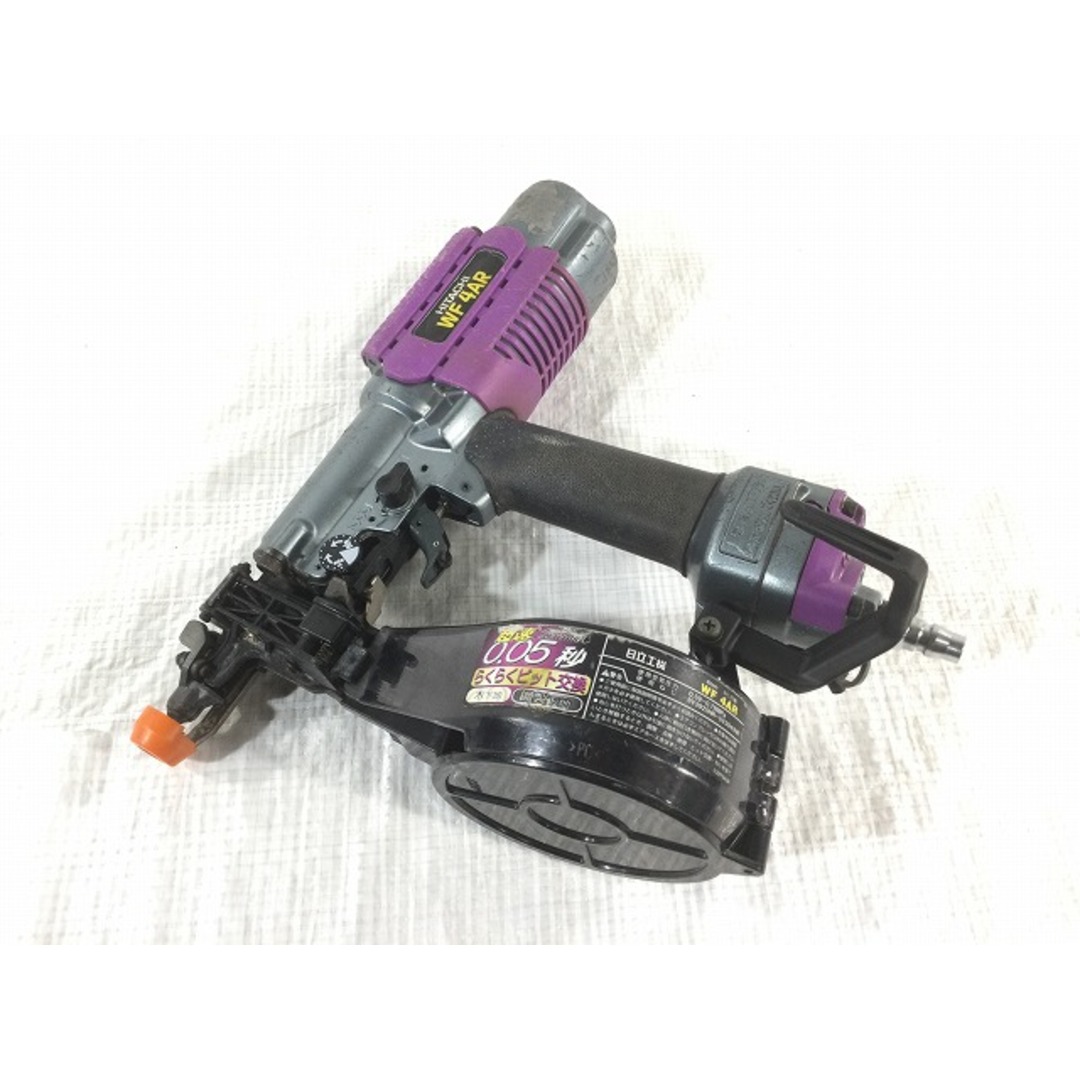 ☆品2台セット☆HITACHI 日立工機 4mm 常圧エアねじ打機 WF4AR 35ｍｍ ピン釘打機 NP35A ターボドライバー ピンネイラ 79448