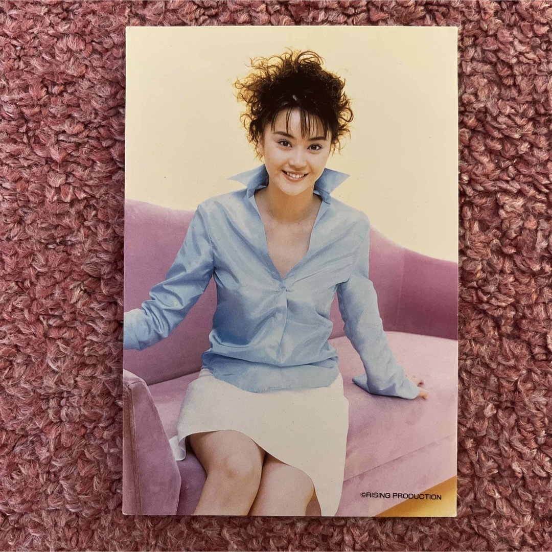 【レア】観月ありさ☻写真サイズ カード エンタメ/ホビーのタレントグッズ(女性タレント)の商品写真