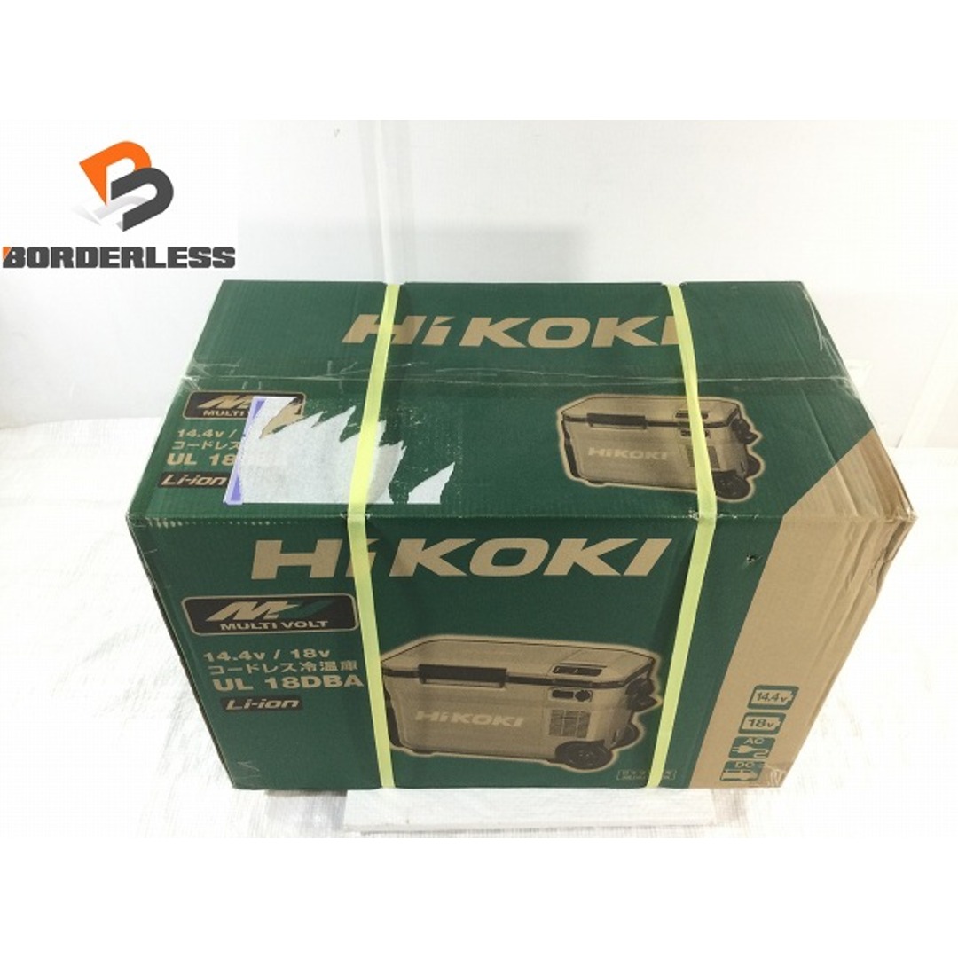 ☆未使用品☆ HiKOKI ハイコーキ 18V コードレス冷温庫 UL18DBA フォレストグリーン 電動工具 79510