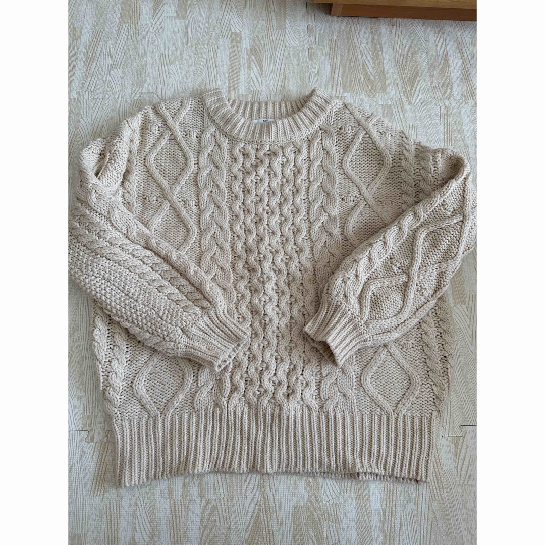 スライ 未使用タグ付き CABLE KNIT