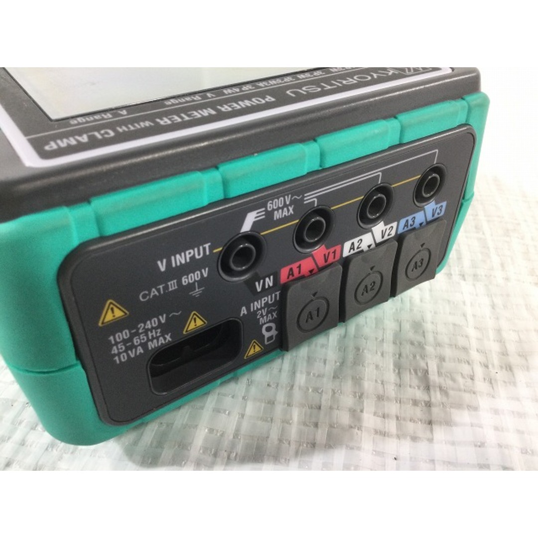 ☆美品☆KYORITSU 共立 電力計 デジタルパワーメーター KEW6305 負荷電流検出型クランプセンサ 8125 ×3個 + DVD付き キョーリツ 79168 自動車/バイクのバイク(工具)の商品写真