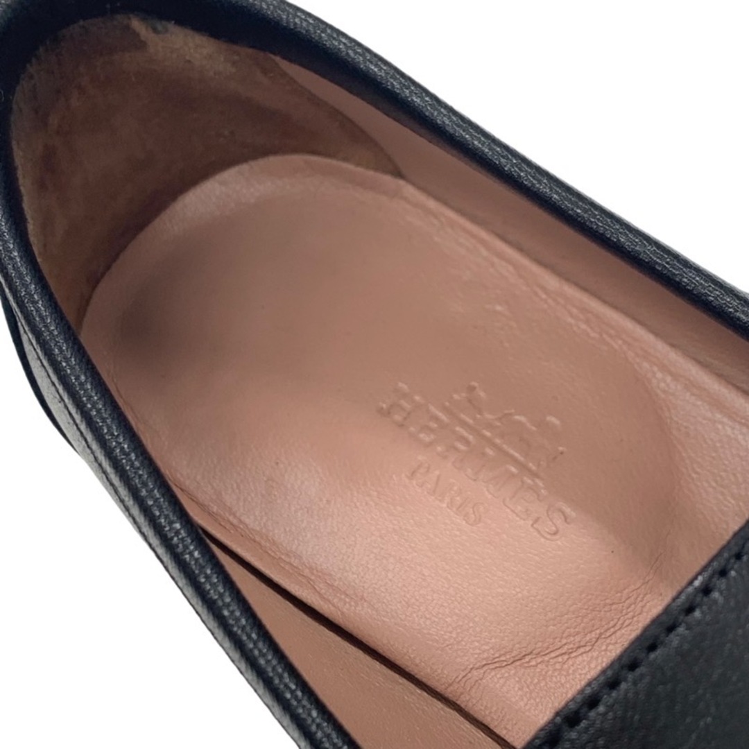 Hermes - エルメス パリ レザー ローファー 革靴 靴 シューズ ブラック