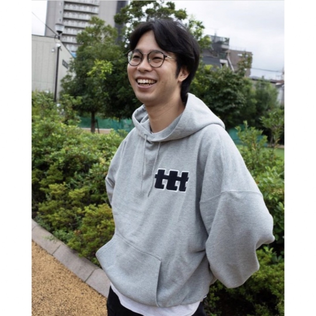 TTT MSW logo hoodie gray Mサイズ パーカー