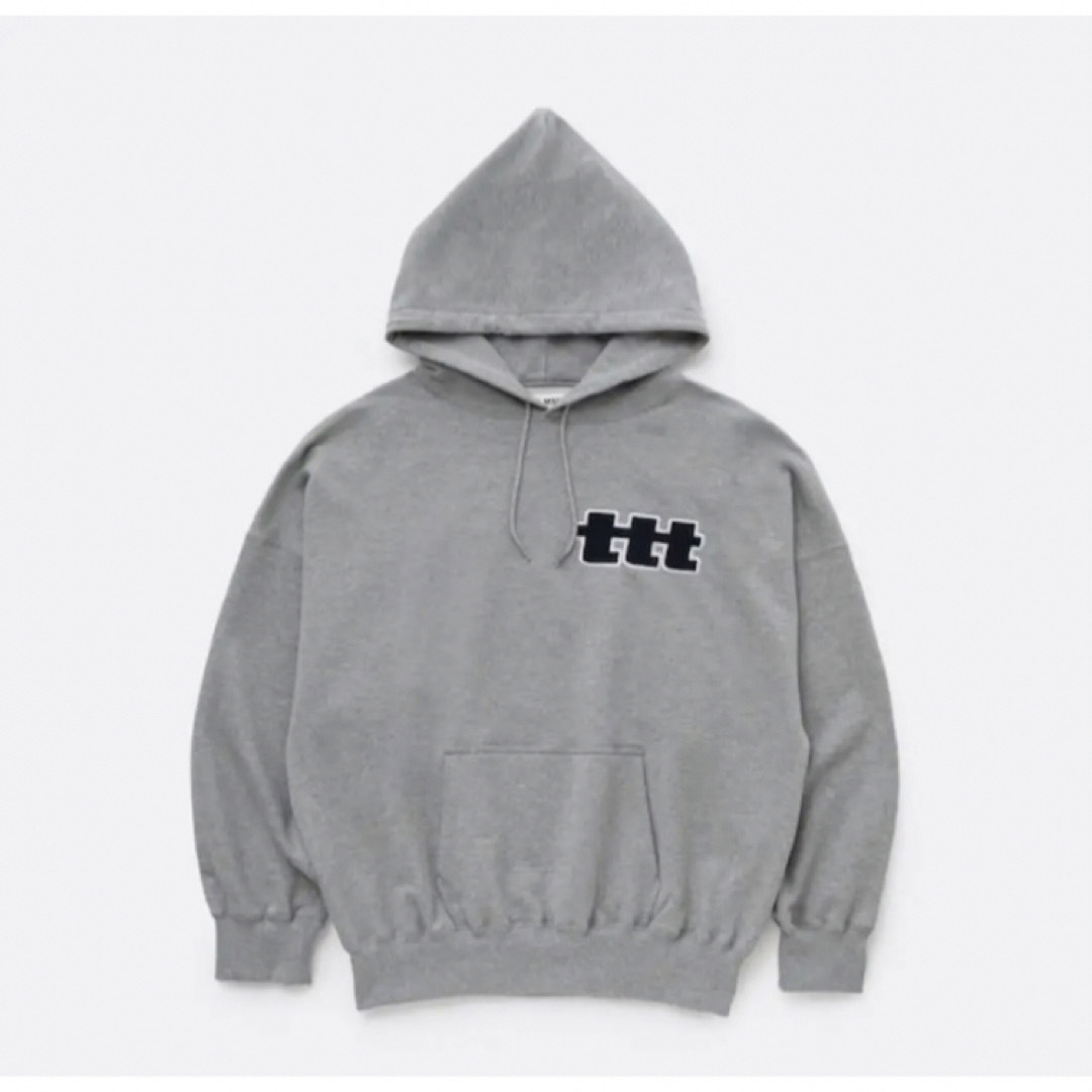 ttt_msw TTT logo hoodie (gray) Lサイズ