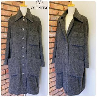 VALENTINO キルティングロングコート 40