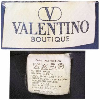 VALENTINO - 2568 美品 VALENTINO BOUTIQUE ロングコート 大きいサイズ