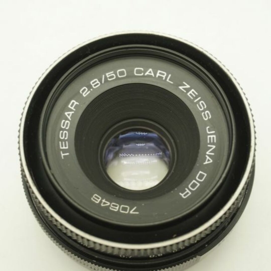 日本最級 良品 8496 CARLZEISS 2.8 50mm TESSAR JENA レンズ(単焦点)