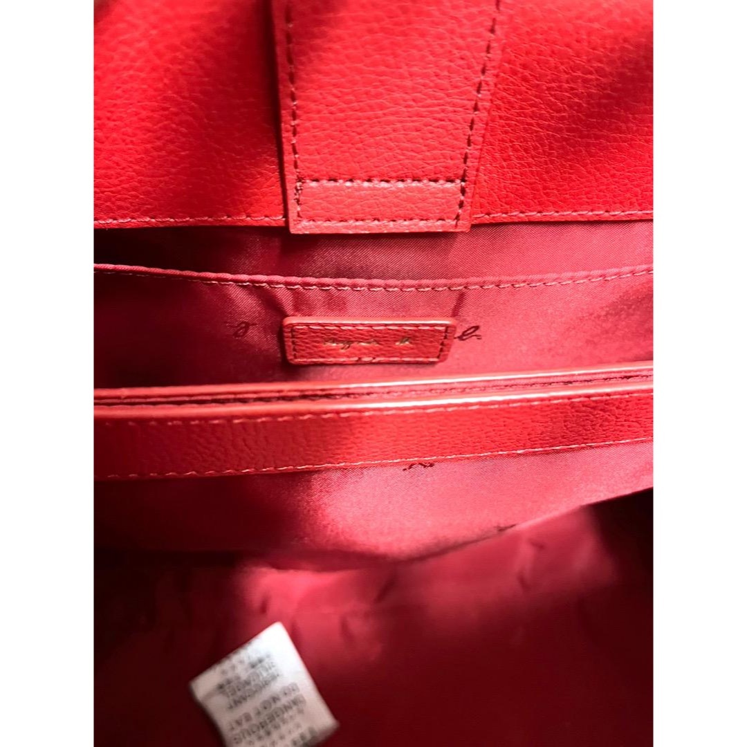 agnes b.(アニエスベー)の新品　agnes b. アニエスベー ハンドバッグ ショルダーバッグ 赤色 レディースのバッグ(ハンドバッグ)の商品写真