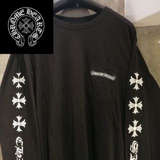 クロムハーツ(Chrome Hearts)の【Lサイズ　セメタリークロス】クロムハーツ　chrome hearts　ロンT(Tシャツ/カットソー(七分/長袖))