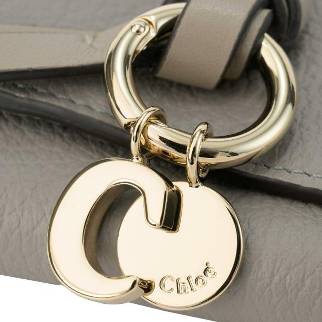 新品 クロエ Chloe 3つ折り財布 アルファベット カシミアグレー 新品 クロエ Chloe 3つ折り財布 アルファベット カシミアグレー