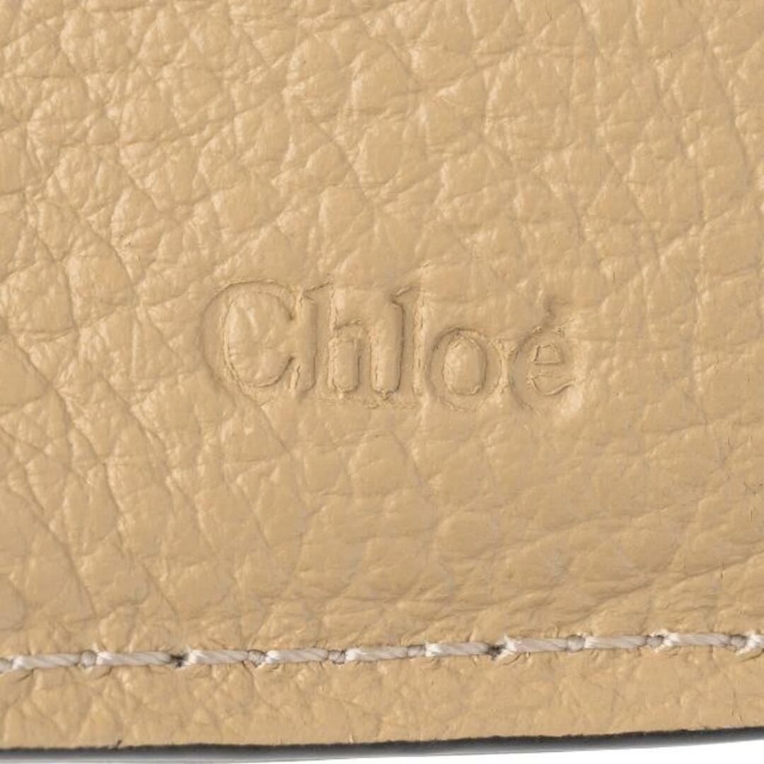 新品 クロエ Chloe 3つ折り財布 アルファベット アージルブラウン