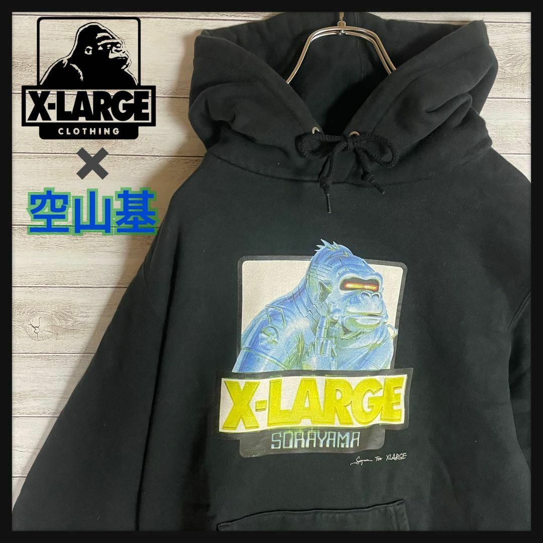 XLARGE☆ビッグロゴ入りパーカー　入手困難　即完売品