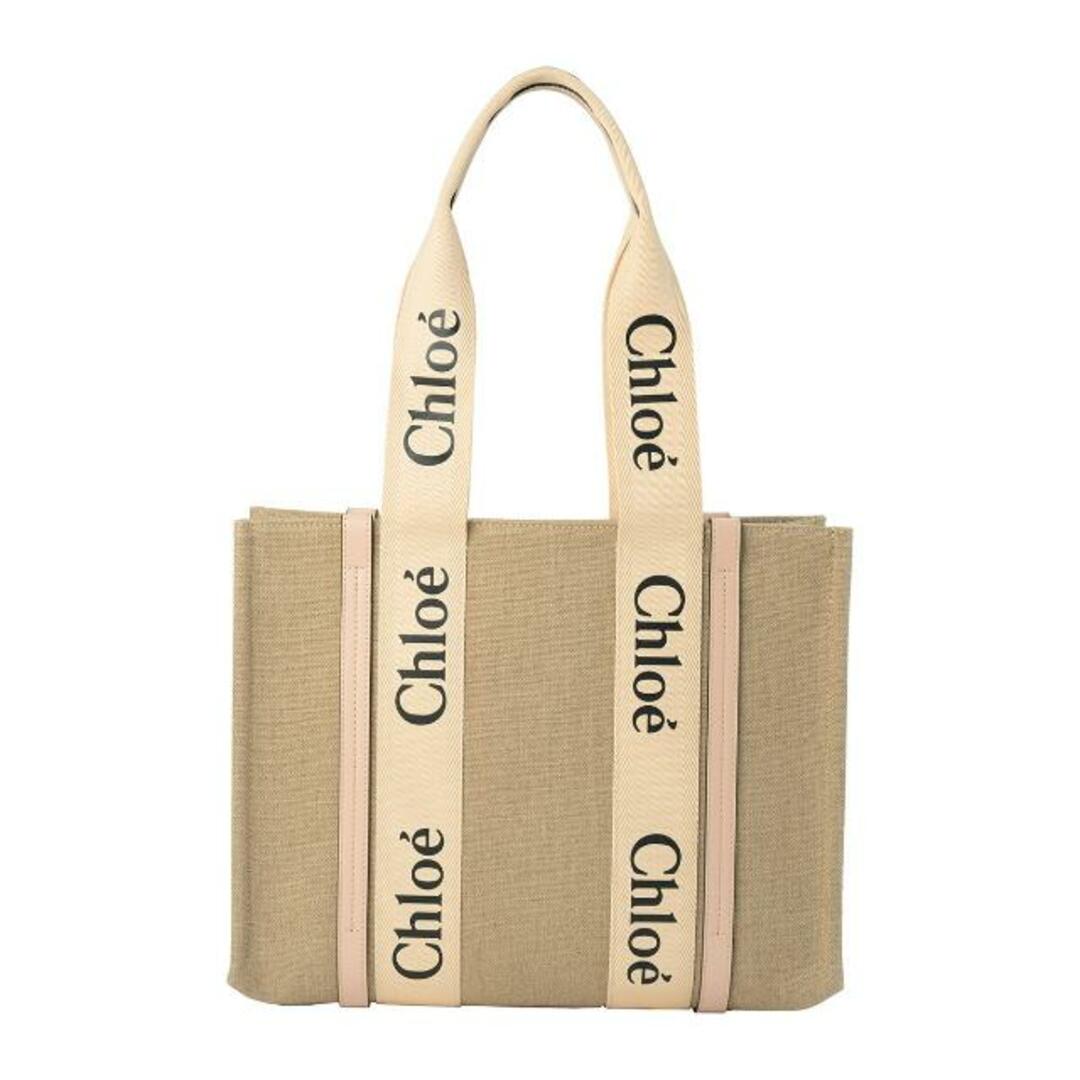 Chloe - 新品 クロエ Chloe トートバッグ ウッディ ホワイト/ピンクの
