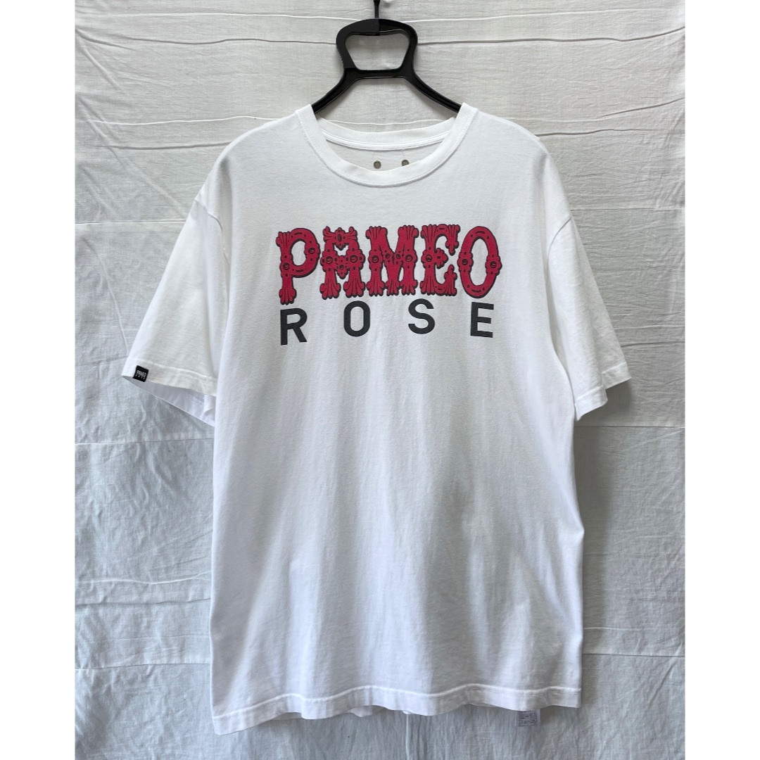 PAMEO POSE(パメオポーズ)のPAMEO POSE パメオポーズ PAMEO ROSE Tシャツ Lサイズ レディースのトップス(Tシャツ(半袖/袖なし))の商品写真