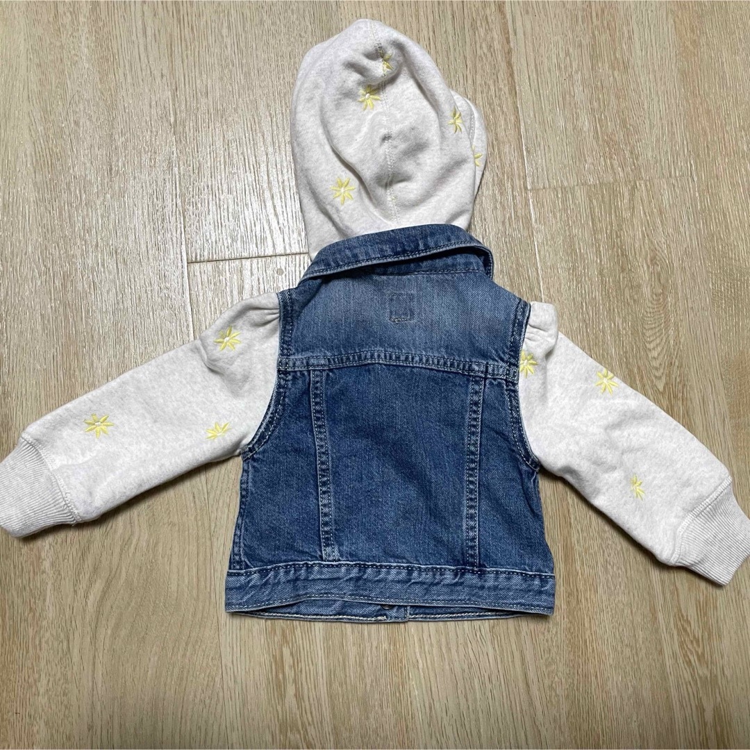 GAP Kids(ギャップキッズ)のデニムジャケット　ジージャン　gap キッズ/ベビー/マタニティのキッズ服男の子用(90cm~)(ジャケット/上着)の商品写真