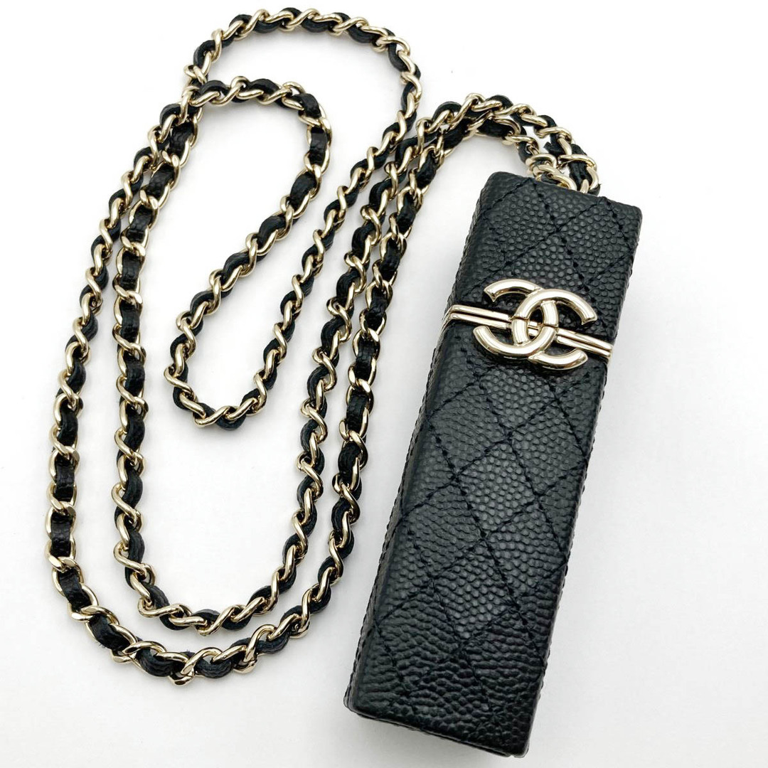 CHANEL - 超美品 CHANEL シャネル リップケース チェーン ネックレス