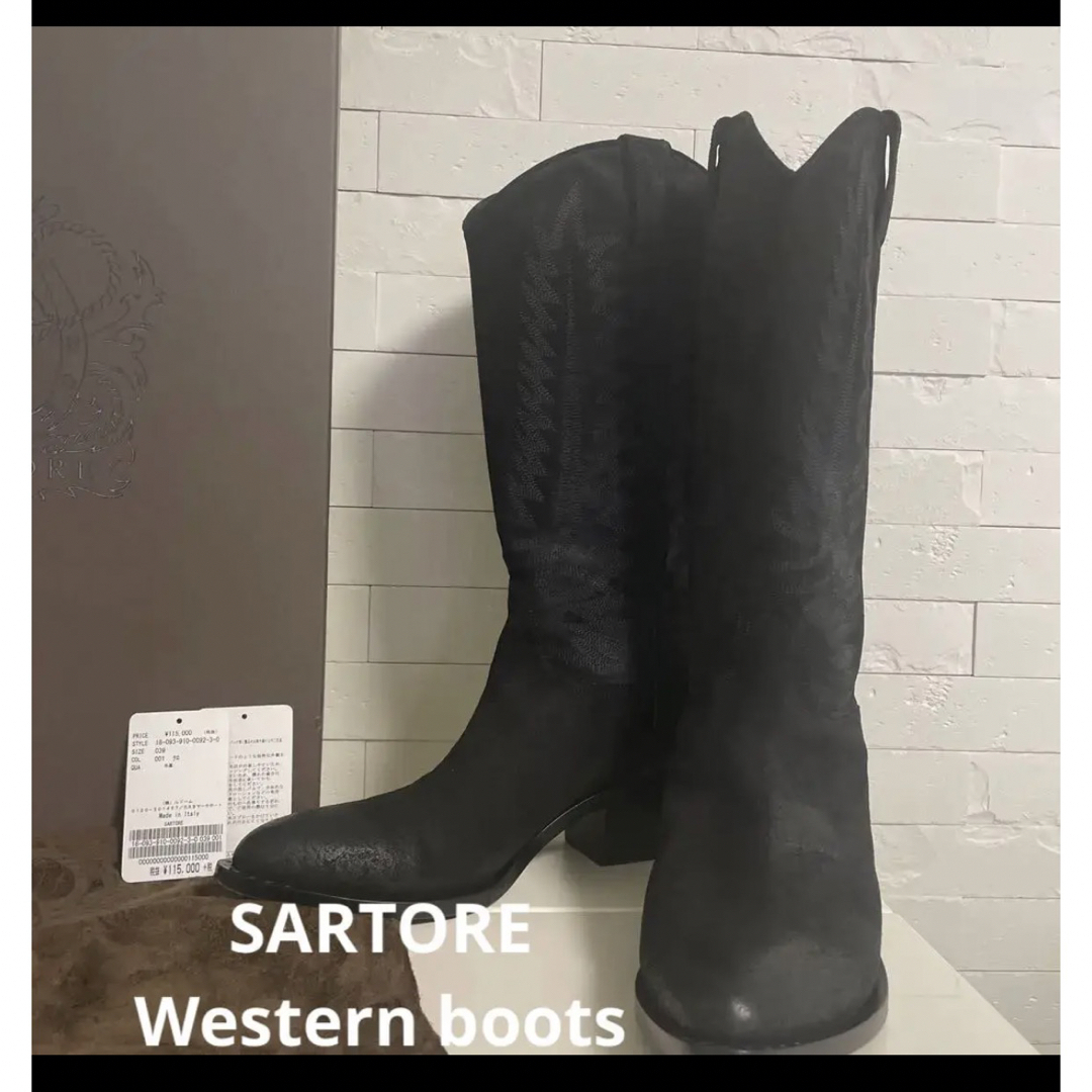 SARTORE - 定価約13万円⭐名品サルトルウエスタンブーツの通販 by