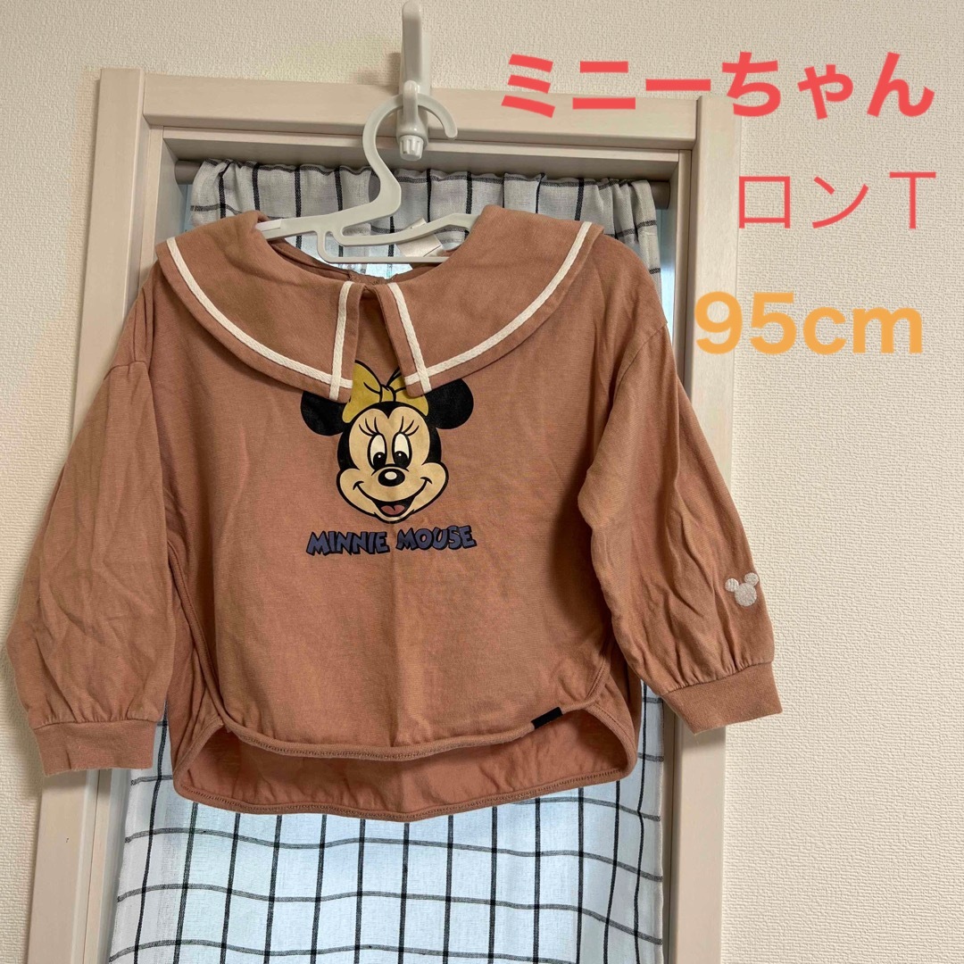 Disney(ディズニー)のミニーちゃんのロンＴ☆95cm キッズ/ベビー/マタニティのキッズ服女の子用(90cm~)(Tシャツ/カットソー)の商品写真