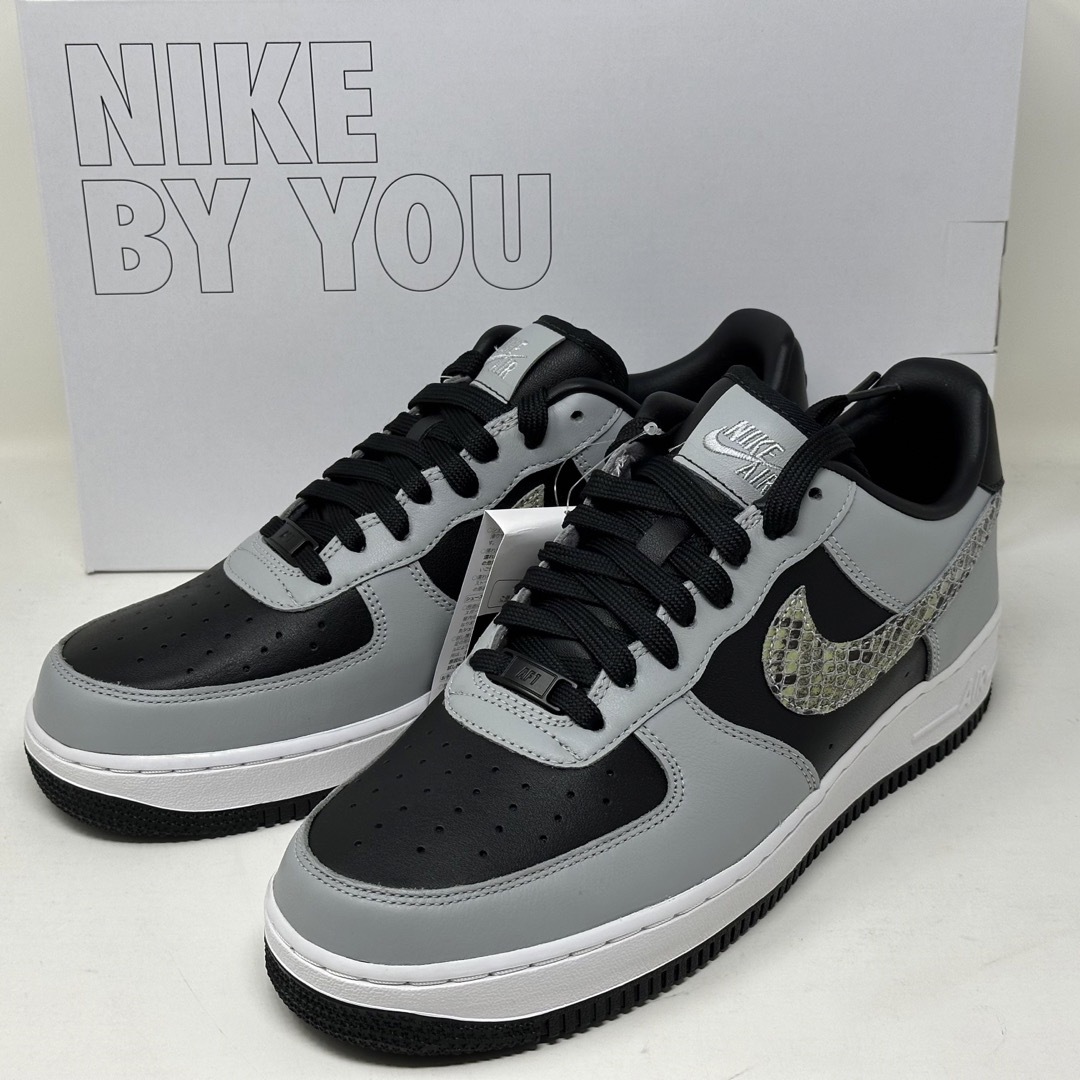 NIKE BY YOU AIR FORCE 1 27.5cm 001 黒蛇