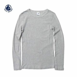 プチバトー(PETIT BATEAU)の新品 PETIT BATEAU✨プチバトー クルー ロングTシャツ カットソー(Tシャツ(長袖/七分))