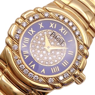 ピアジェ(PIAGET)の　ピアジェ PIAGET タナグラ 16033MA01D K18イエローゴールド ダイヤモンド クオーツ レディース 腕時計(腕時計)