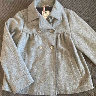 プチバトー(PETIT BATEAU)のプチバトー　コート　10ans /138cm  女の子　グレー(コート)