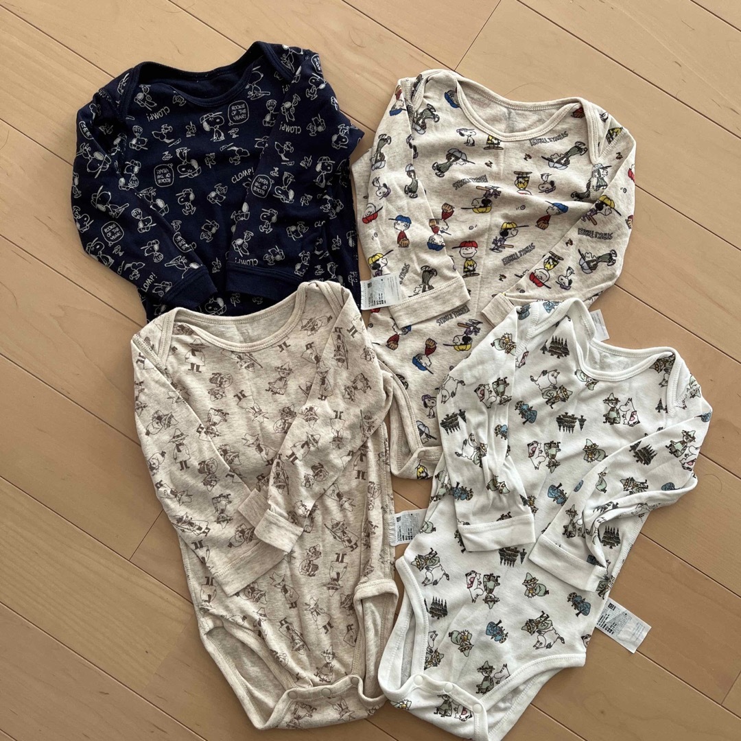 UNIQLO(ユニクロ)のUNIQLO 肌着　ロンパース型 キッズ/ベビー/マタニティのキッズ服男の子用(90cm~)(下着)の商品写真