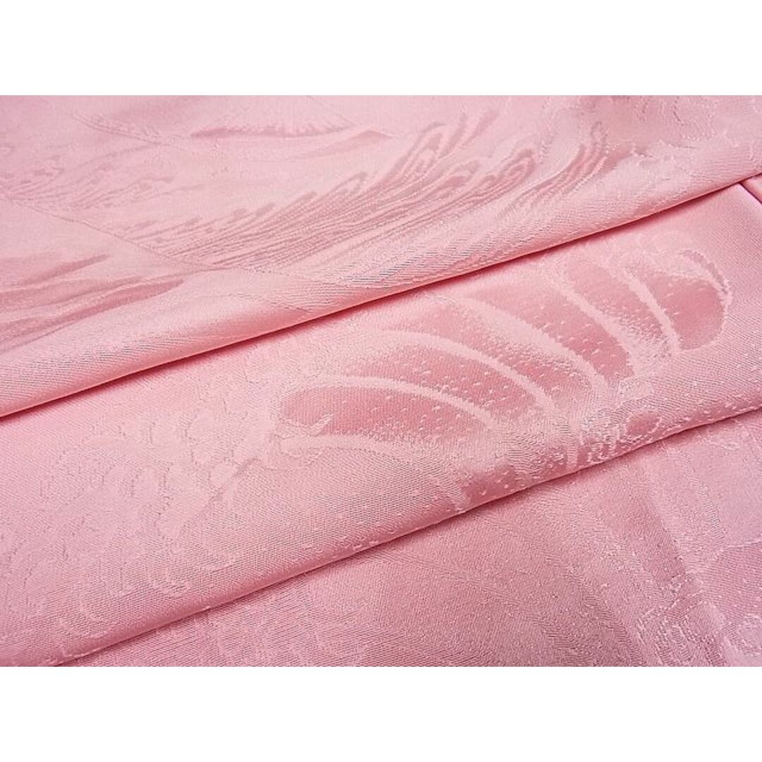 平和屋-こころ店□上質な色無地 立波地紋 虹色 着丈158.5cm 裄丈64.5cm ...