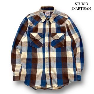 ステュディオダルチザン(STUDIO D'ARTISAN)の【D'ARTISAN】ステュディオダルチザン ブロックチェック ウエスタンシャツ(シャツ)