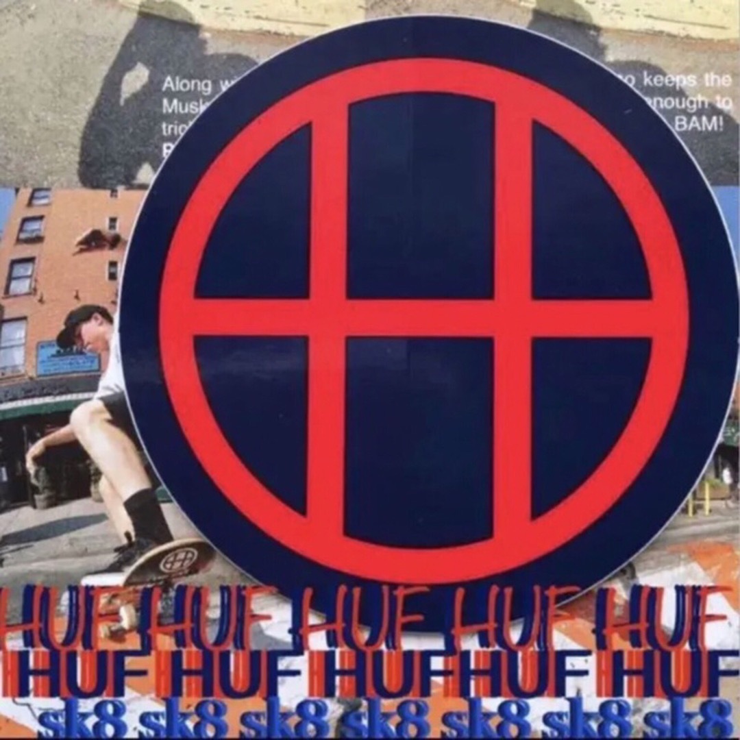 HUF(ハフ)のＨＵＦハフUS限定newスクールsk8 シークレットアイコンステッカー メンズのファッション小物(その他)の商品写真
