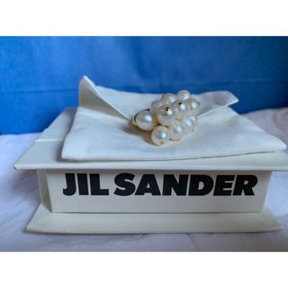 ジル サンダー JIL SANDER リング メタルパール シルバー925 ハンドクラフト 指輪 2023年秋冬新作 J11UQ0005 J12002