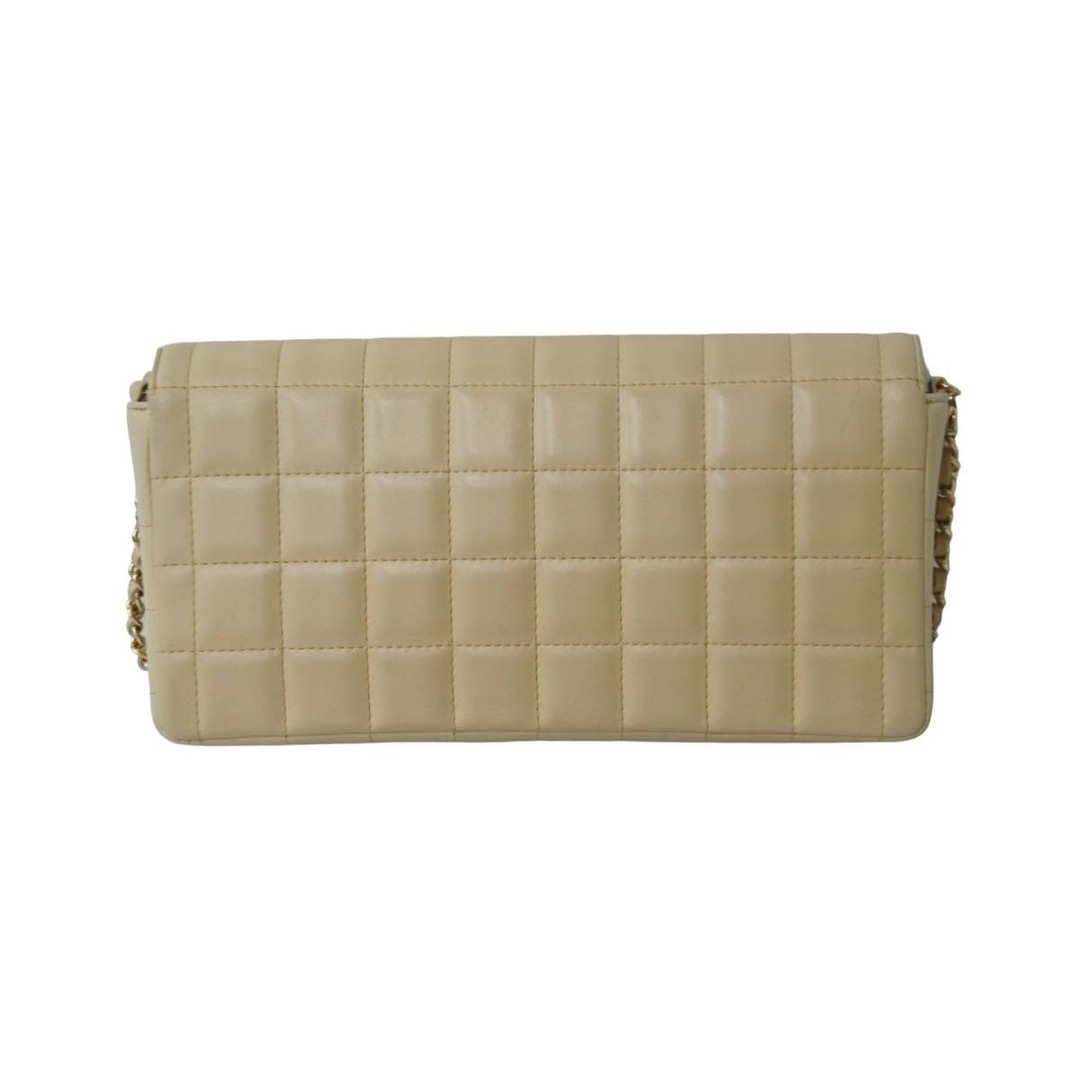 CHANEL シャネル チェーンショルダーバッグ チョコバー A15316 8番台 ベージュ ゴールド金具 美品  54891 1