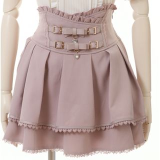 LIZ LISA - 【本日限定価格】LIZ LISA 2連リボンベルトスカパン ピンク