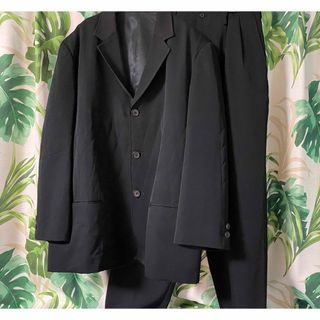 ヨウジヤマモト(Yohji Yamamoto)のヨウジヤマモト  ウールギャバダウンセットアップ(セットアップ)